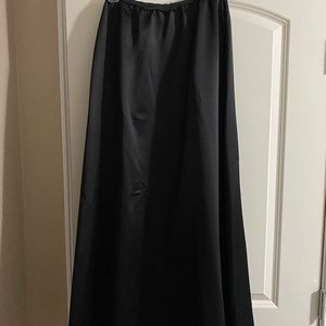 Black gown skirt